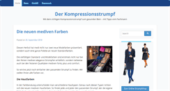 Desktop Screenshot of kompressionsstrumpf.ch
