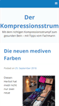 Mobile Screenshot of kompressionsstrumpf.ch